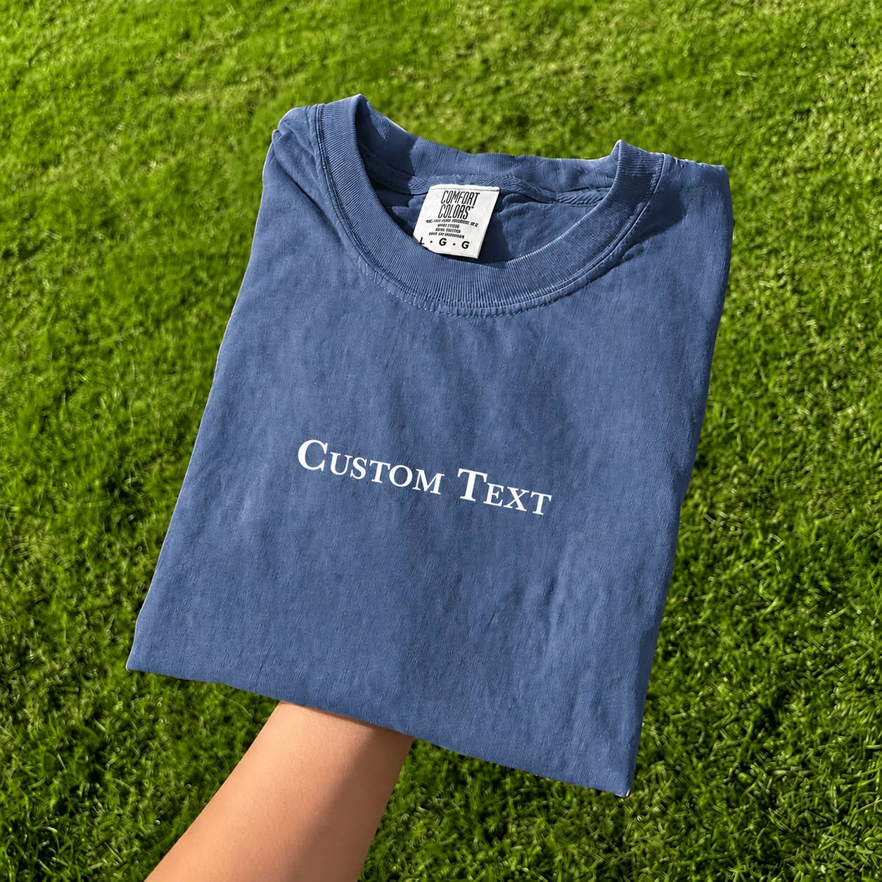 Wholesale Custom Text Personalized Comfort Colors T-shirt