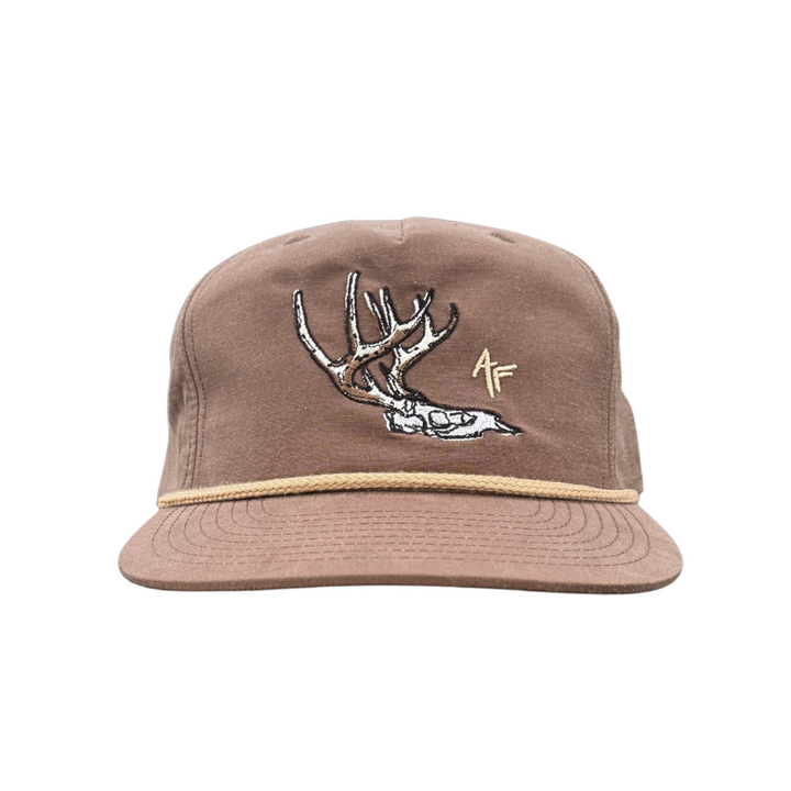 Deer Skull - Old School Brown