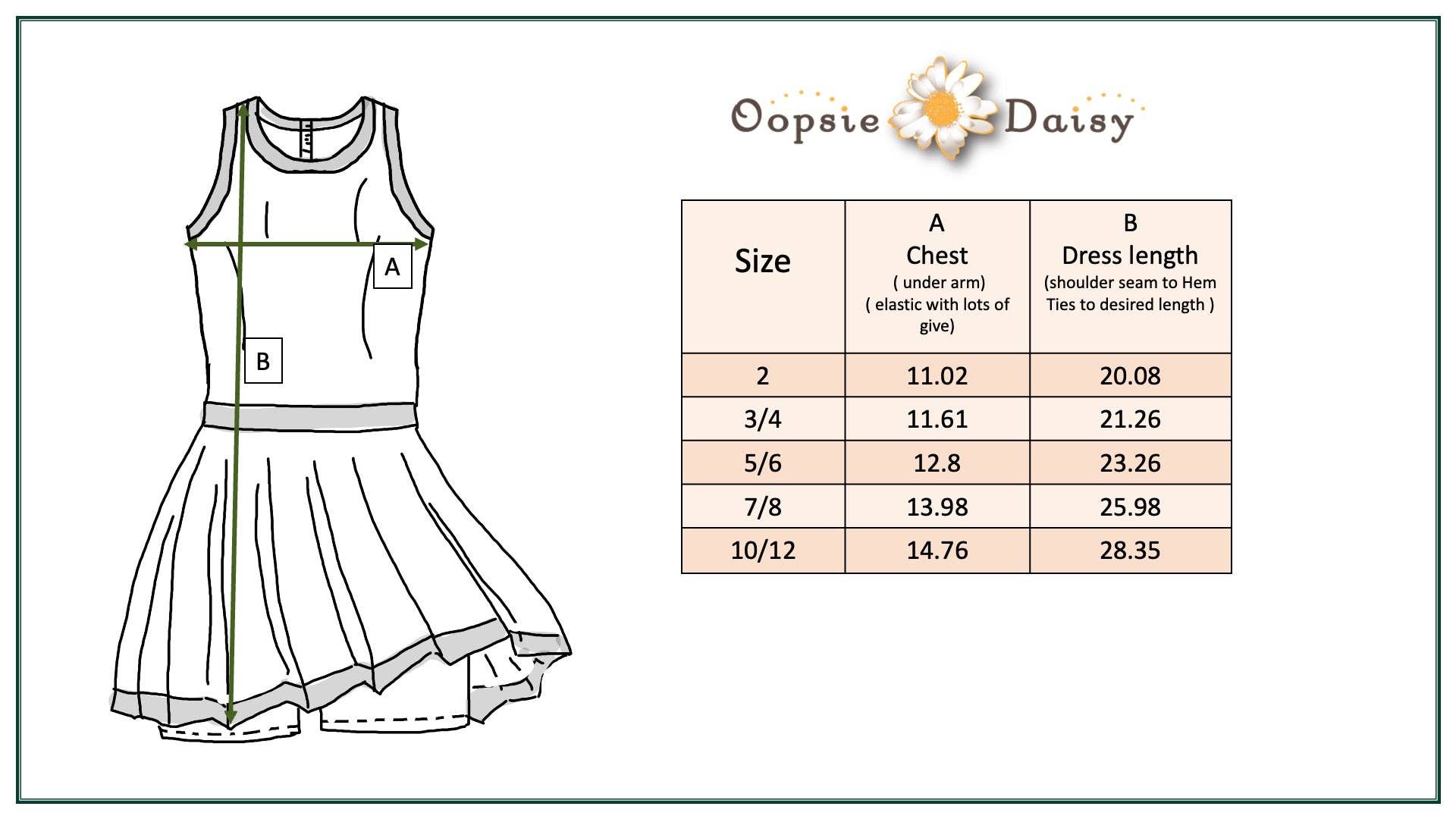 Kids Green Check Athletic Active Sport Summer Dress