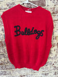 Bulldogs Knit Sweater Vest