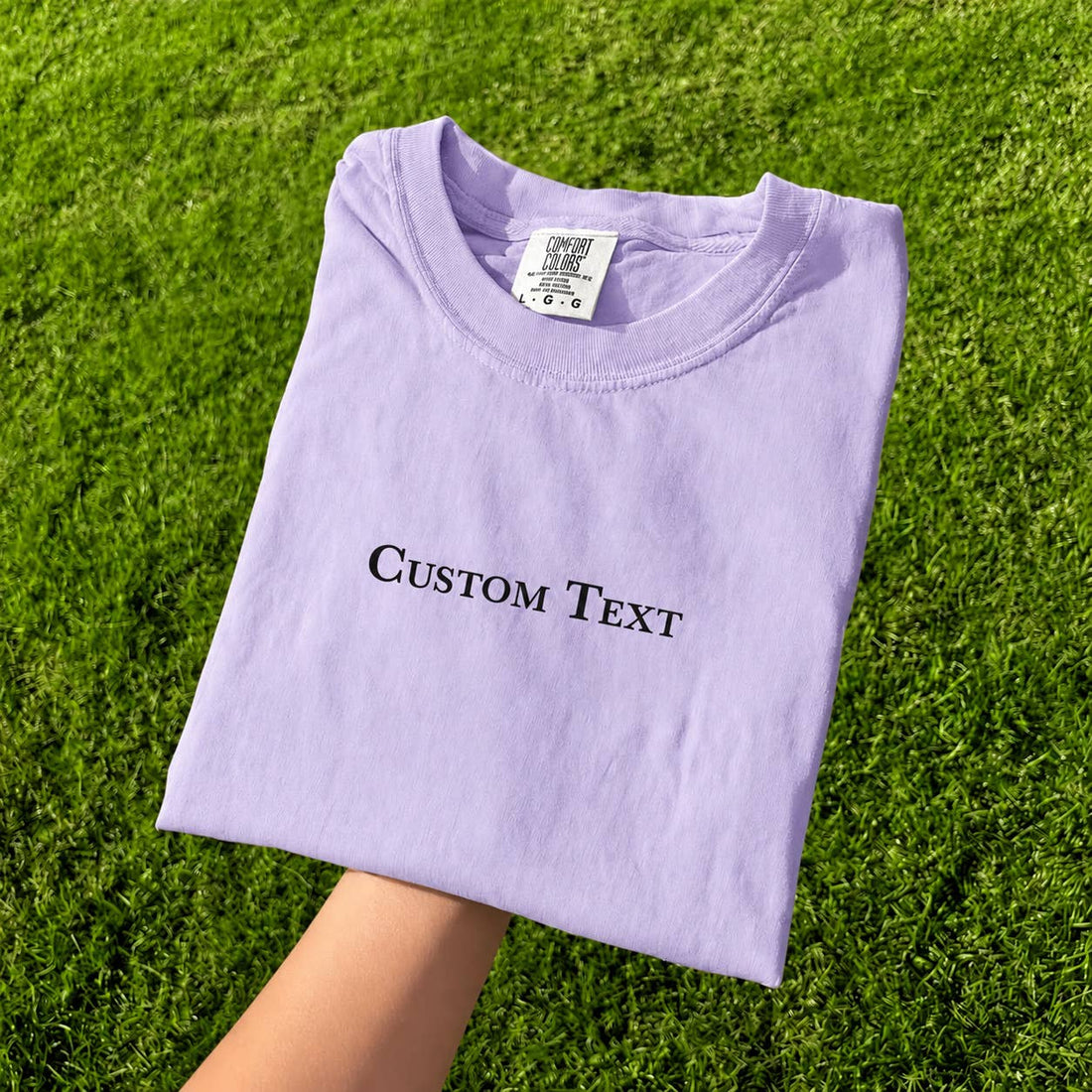 Wholesale Custom Text Personalized Comfort Colors T-shirt