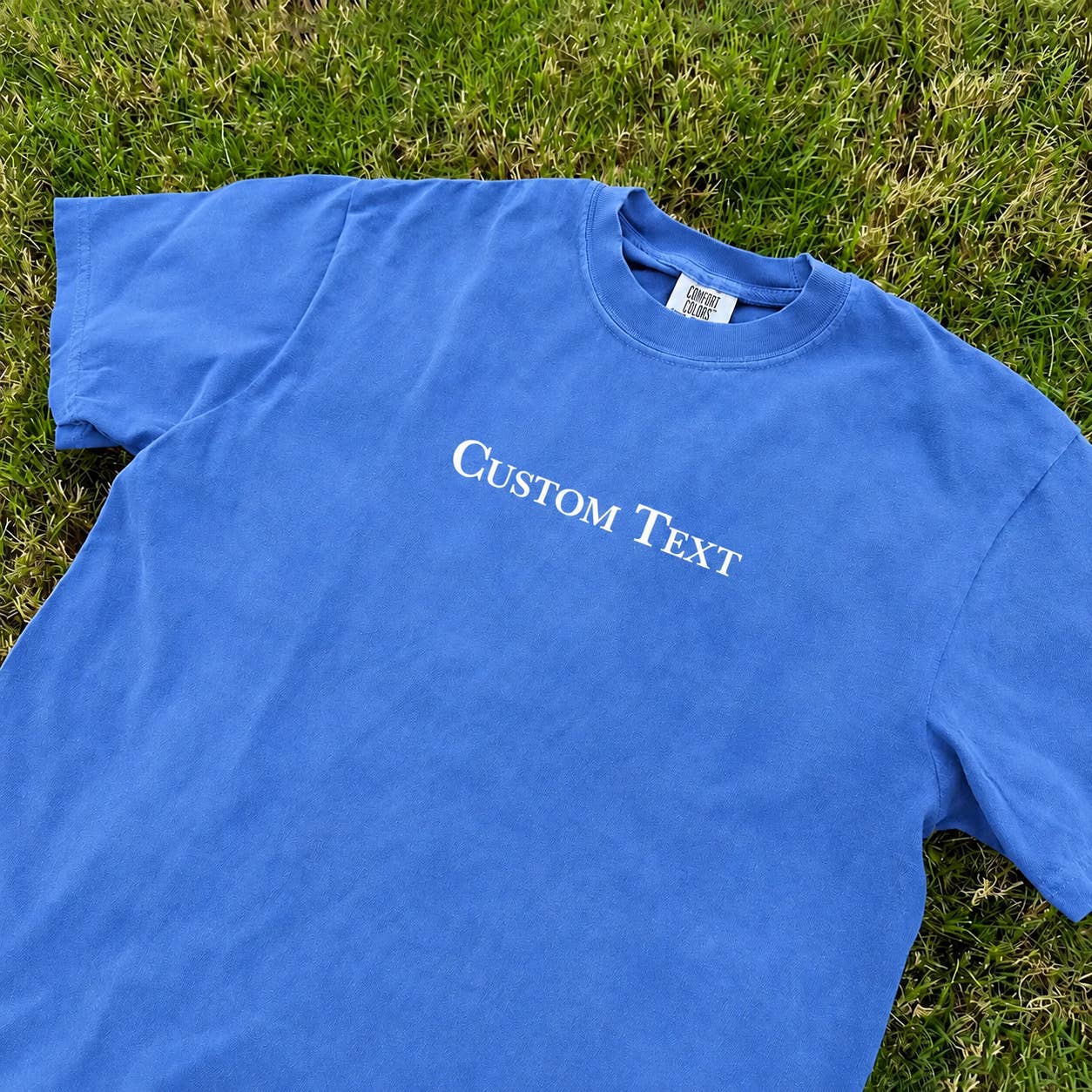 Wholesale Custom Text Personalized Comfort Colors T-shirt