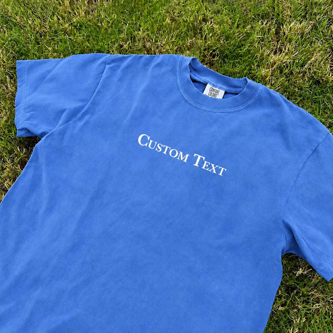 Wholesale Custom Text Personalized Comfort Colors T-shirt