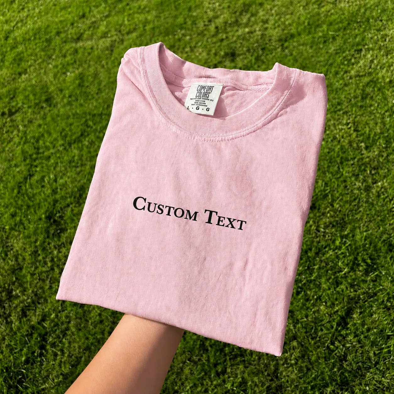 Wholesale Custom Text Personalized Comfort Colors T-shirt
