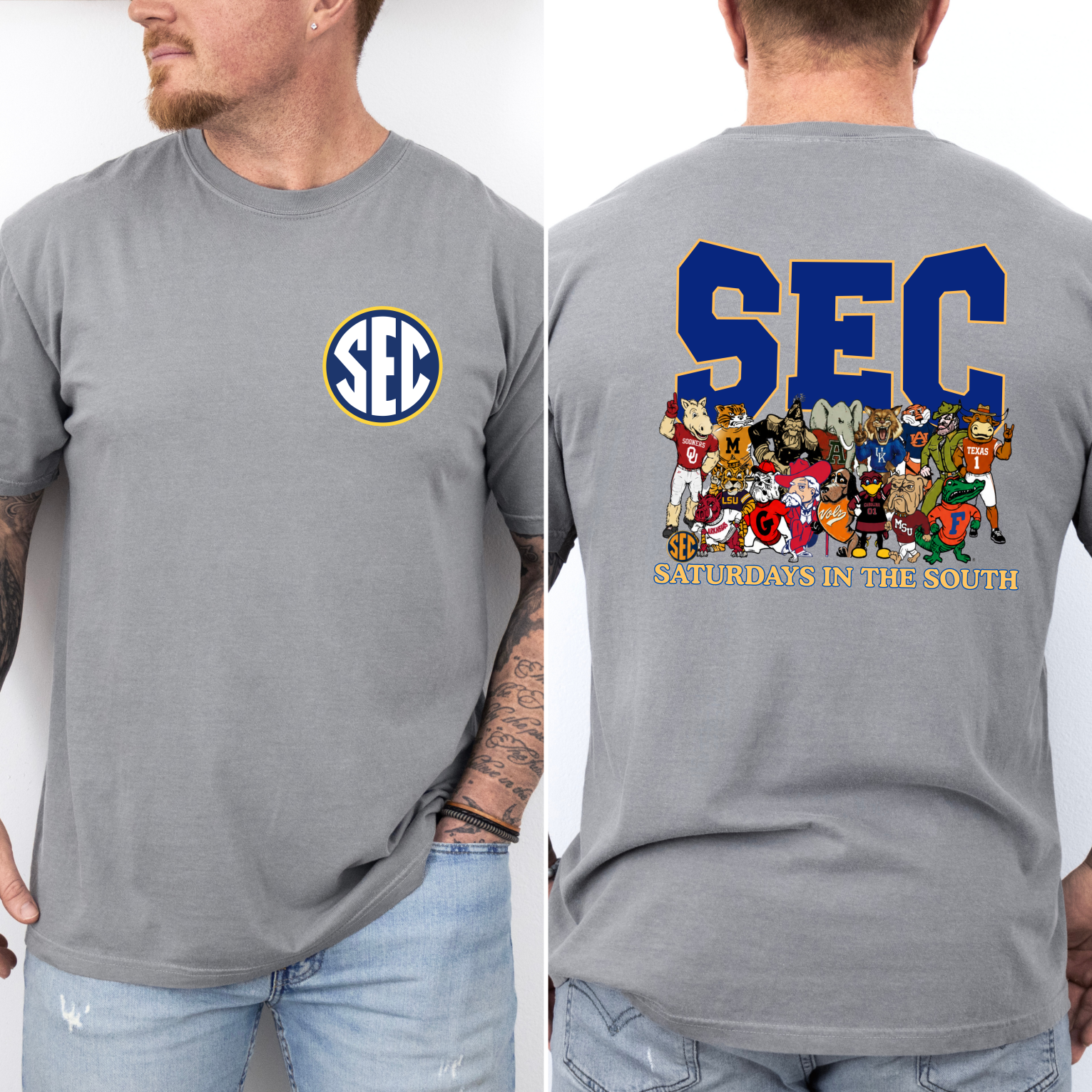 SEC Mascots - Saturday's In The South