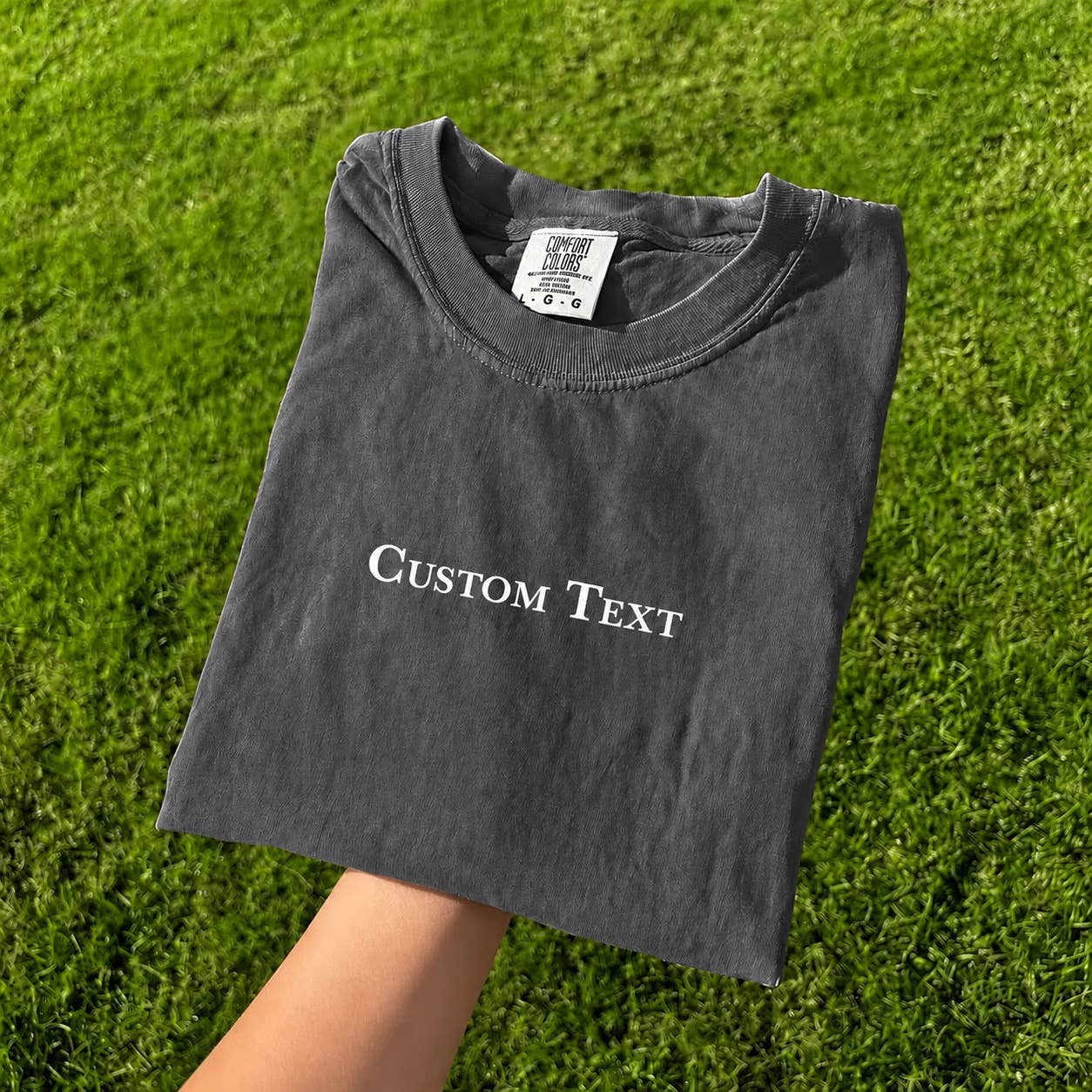 Wholesale Custom Text Personalized Comfort Colors T-shirt