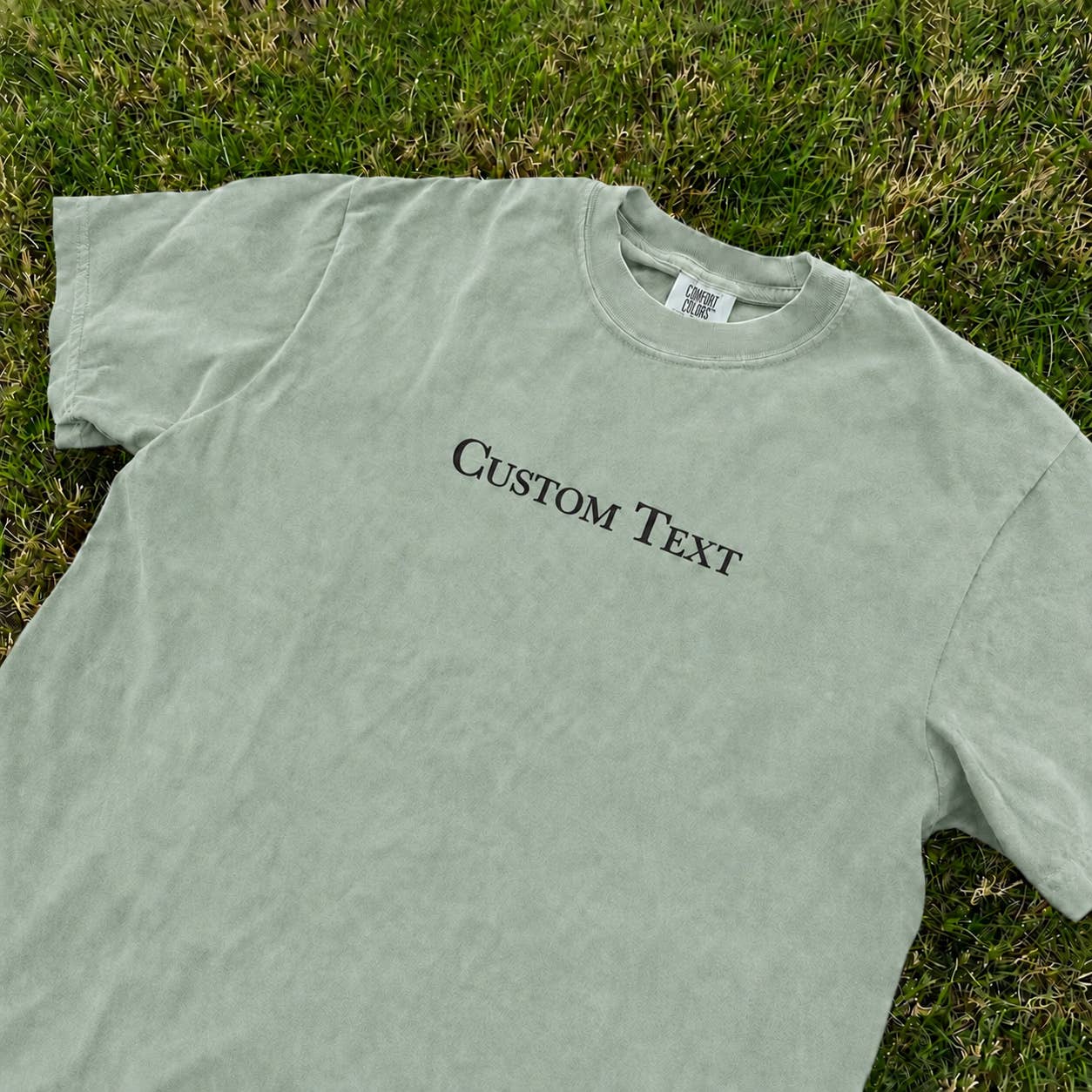 Wholesale Custom Text Personalized Comfort Colors T-shirt