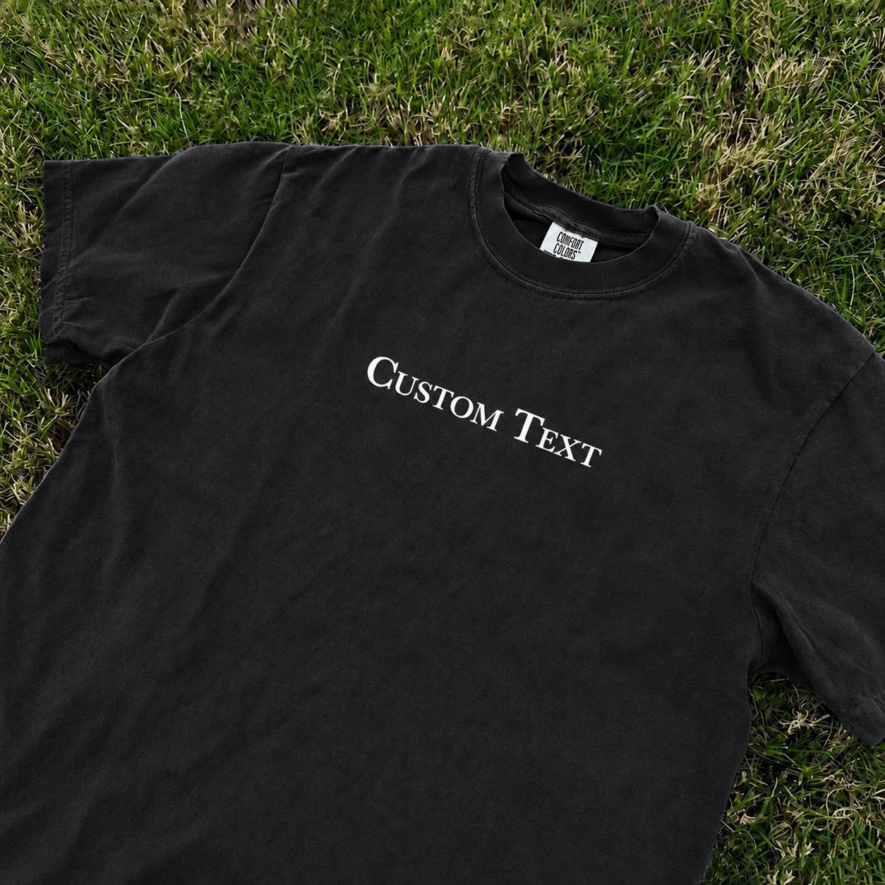 Wholesale Custom Text Personalized Comfort Colors T-shirt