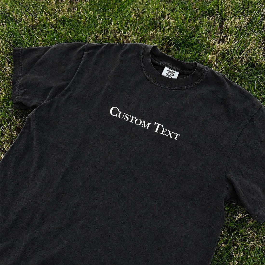 Wholesale Custom Text Personalized Comfort Colors T-shirt