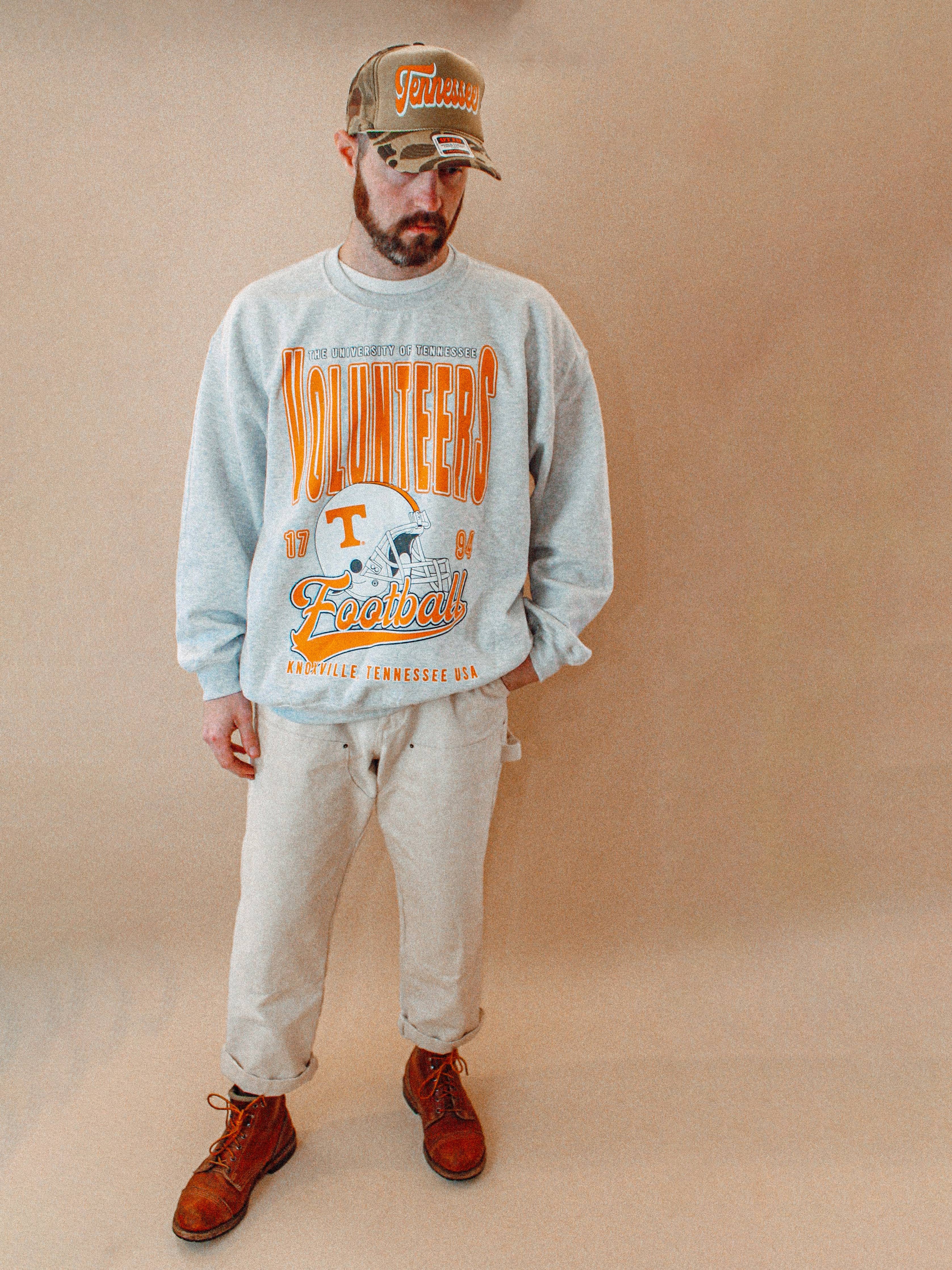 Tennessee Volunteers Football Boxy Cotton 90's Sweatshirt