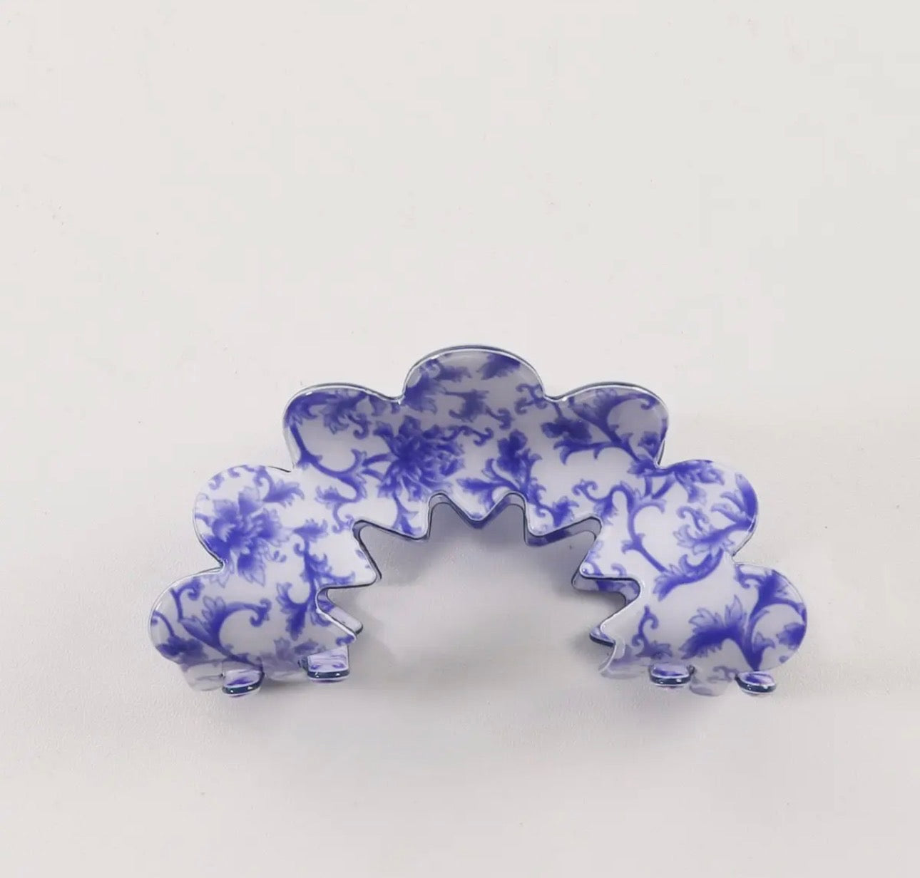 Wave Hair Claw Clip – Blue