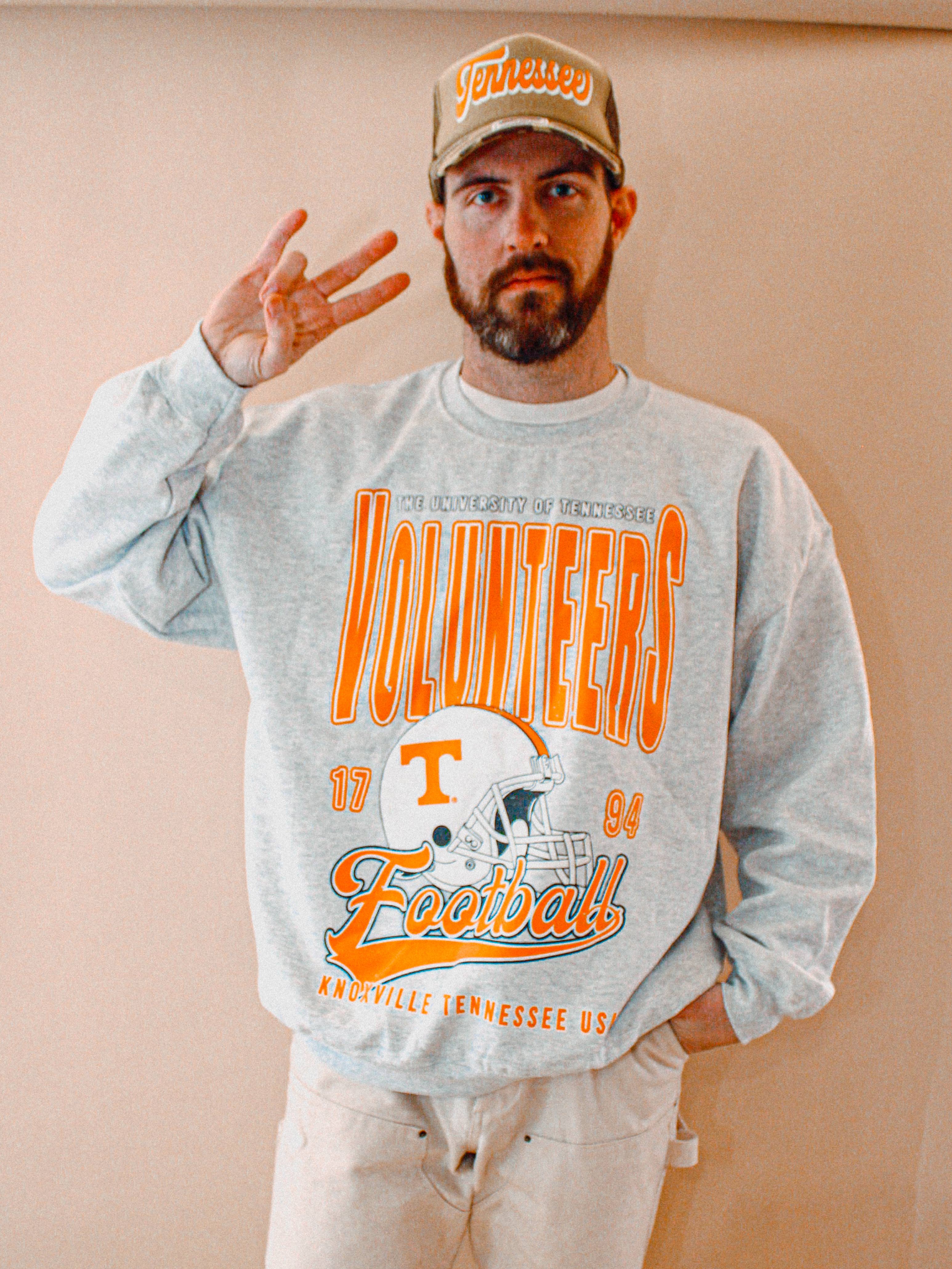 Tennessee Volunteers Football Boxy Cotton 90's Sweatshirt