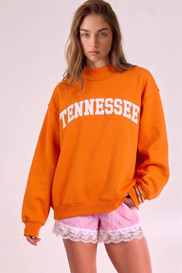IT2594E-TENNESSEE | 'TENNESSEE' Embroidered Sweatshirt