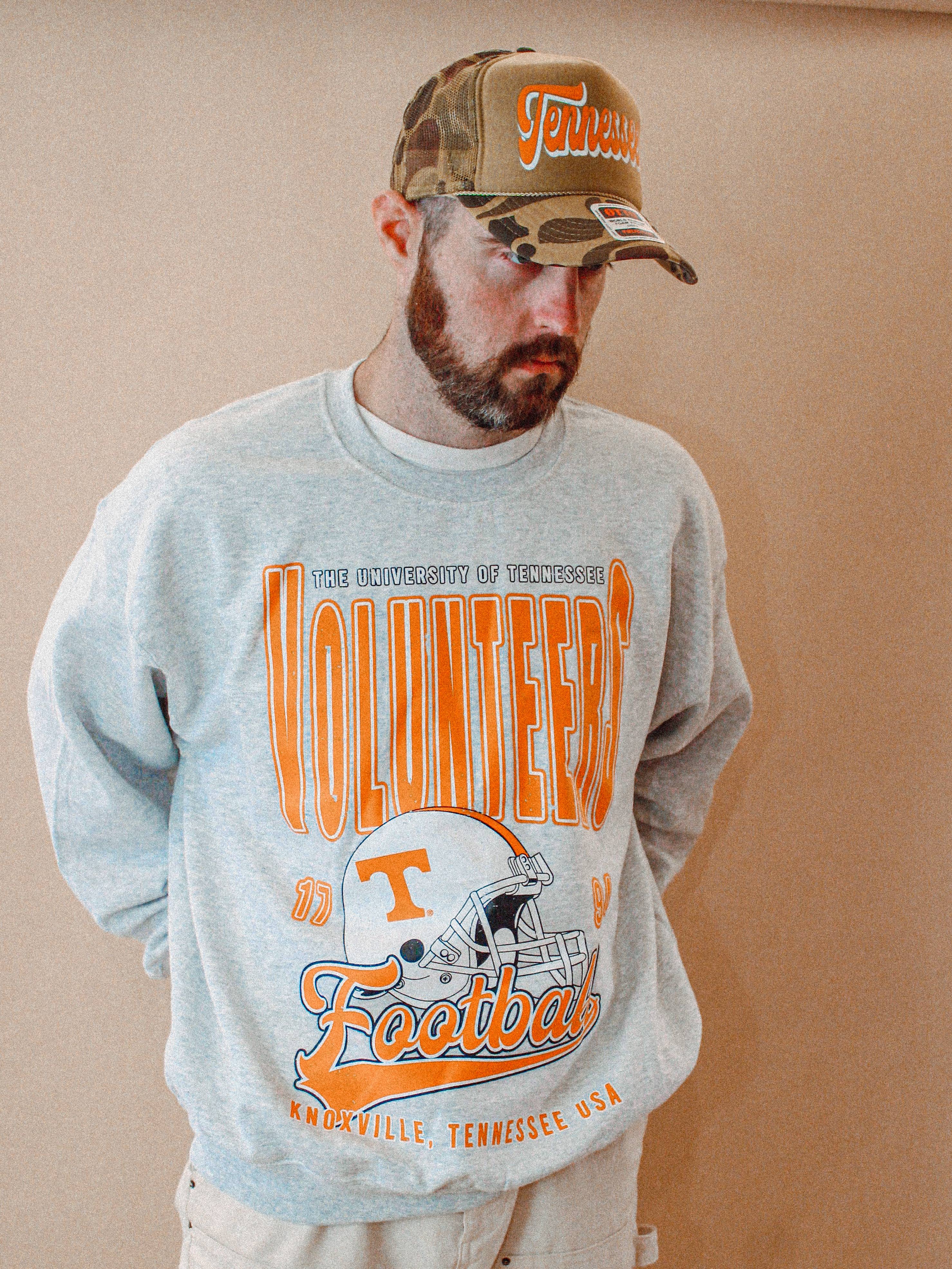 Tennessee Volunteers Football Boxy Cotton 90's Sweatshirt